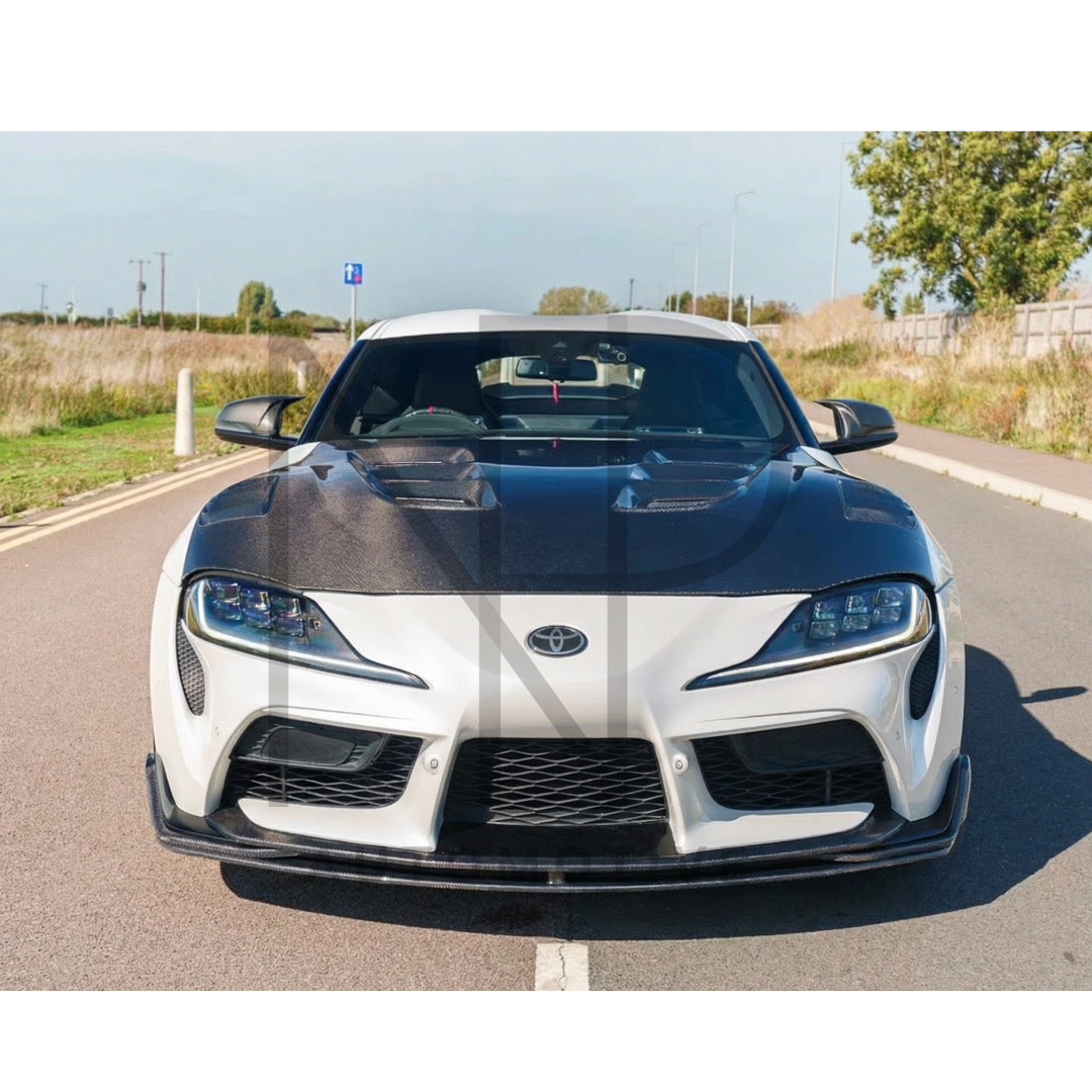 SPOILER ANTERIORE V2 STYLE CARBONIO PRE PREG TOYOTA SUPRA A90
