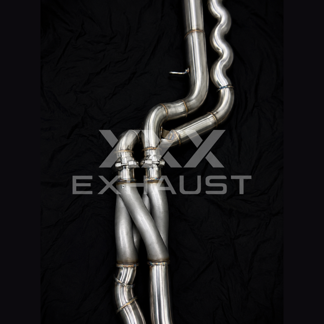 Catback BMW M3 Competition F80 S55 Equal Length Z-Pipe OPF Delete Valvolato