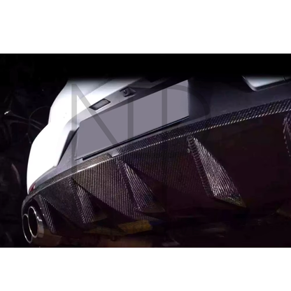 DIFFUSORE POSTERIORE CARBONIO PRE PREG PORSCHE MACAN 95B 2014-2021
