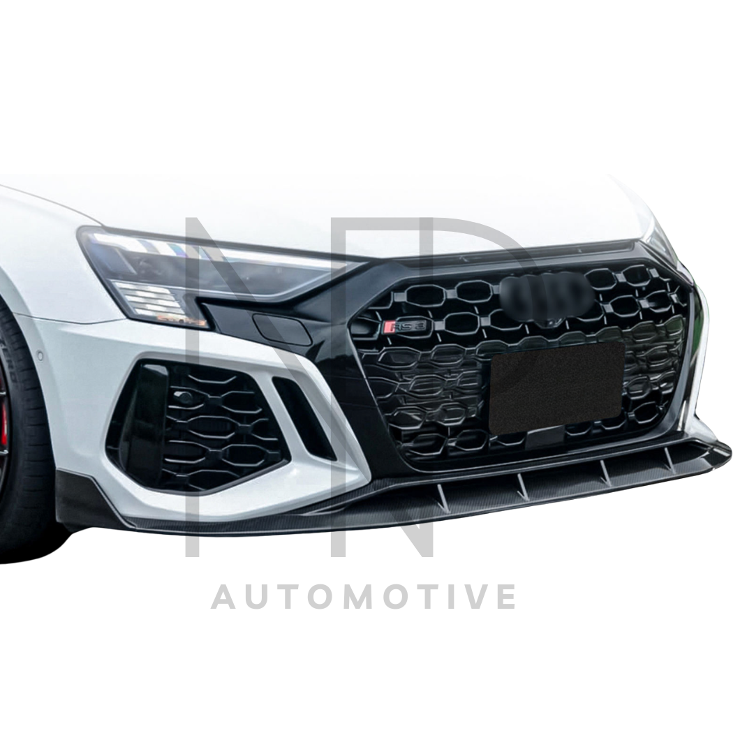 SPOILER ANTERIORE PK STYLE IN CARBONIO AUDI RS3 8Y PRE RESTYLING
