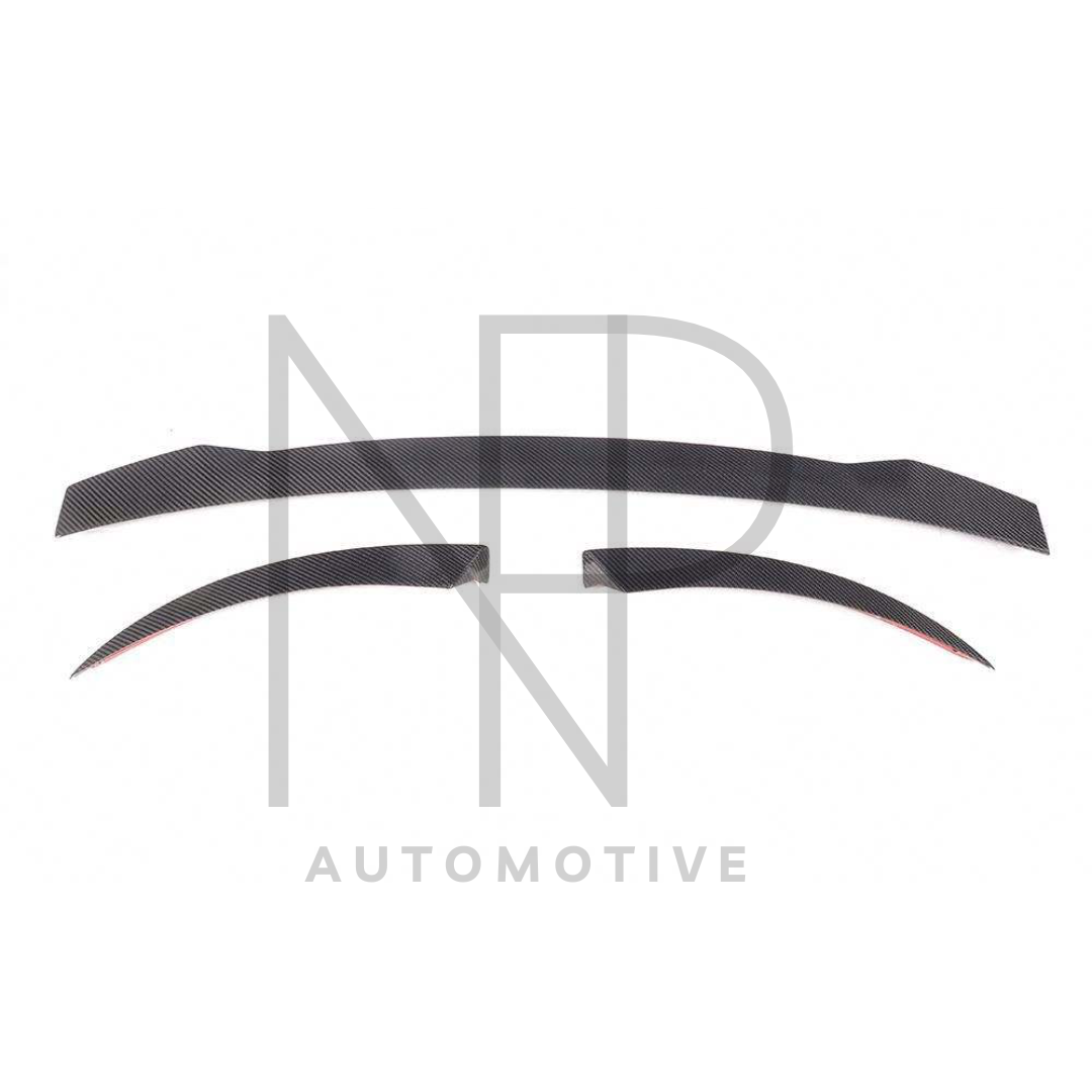 SPOILER POSTERIORE NP STYLE CARBONIO PRE PREG AUDI TT TTS TTRS MK3