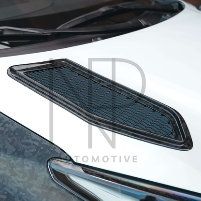PRESE ARIA COFANO STILE RALLY 2 IN CARBONIO FORGIATO PER TOYOTA YARIS GR MK1 MK2