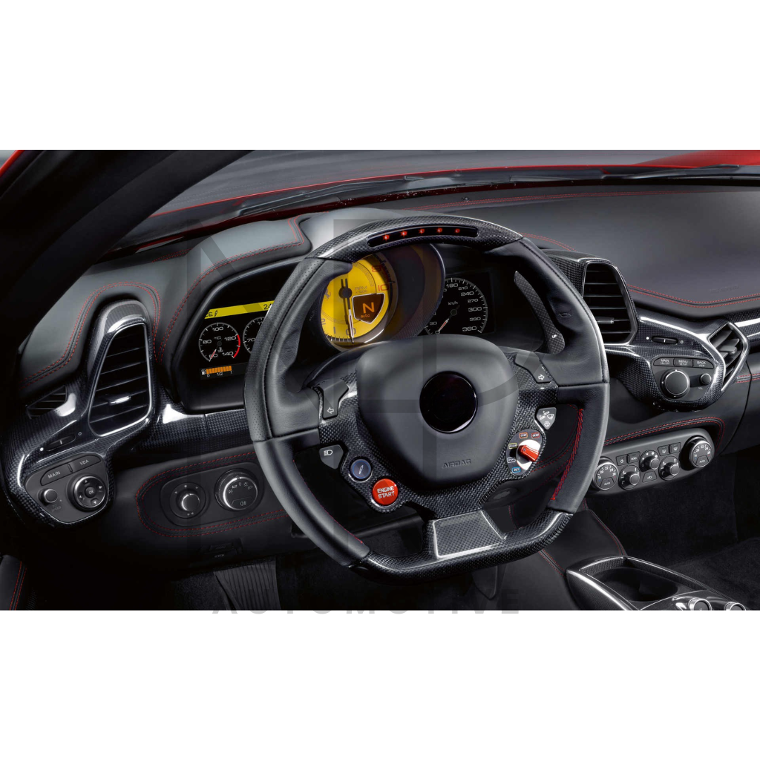 KIT MODANATURA PLANCIA CARBONIO PRE PREG FERRRARI F458 ITALIA / SPIDER