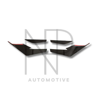 CANARD ANTERIORI AUDI R8 RESTYLING 2019 FIBRA DI CARBONIO STILE GT