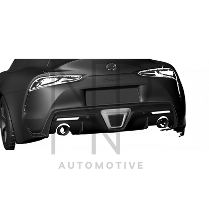 COVER LUCE FRENO POSTERIORE CARBONIO PRE PREG TOYOTA SUPRA A90