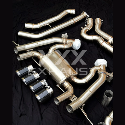 Catback BMW M3 G80 G81 Equal Length Z-Pipe OPF Delete Valvolato