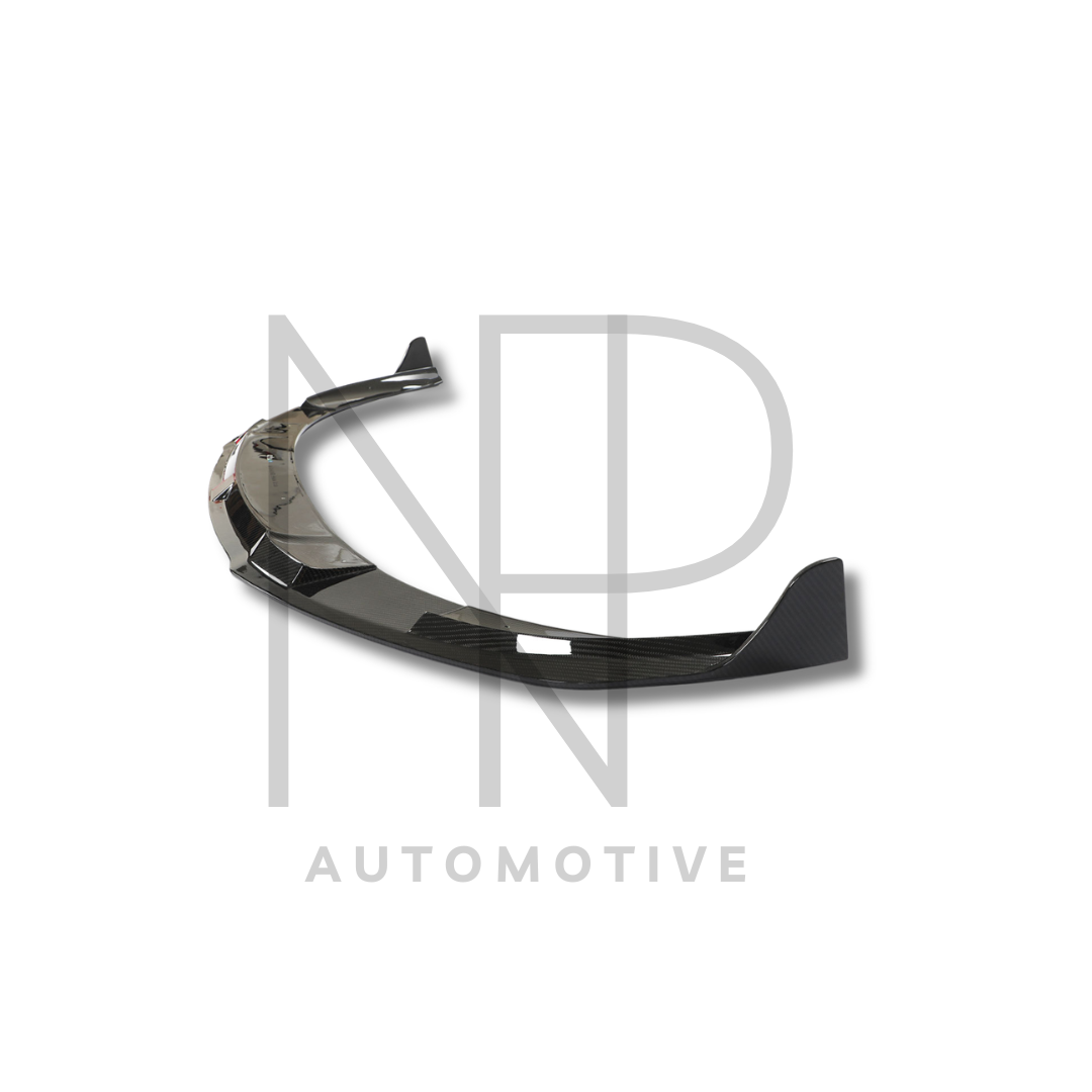 SPOILER ANTERIORE PORSCHE TAYCAN FIBRA DI CARBONIO NP STYLE