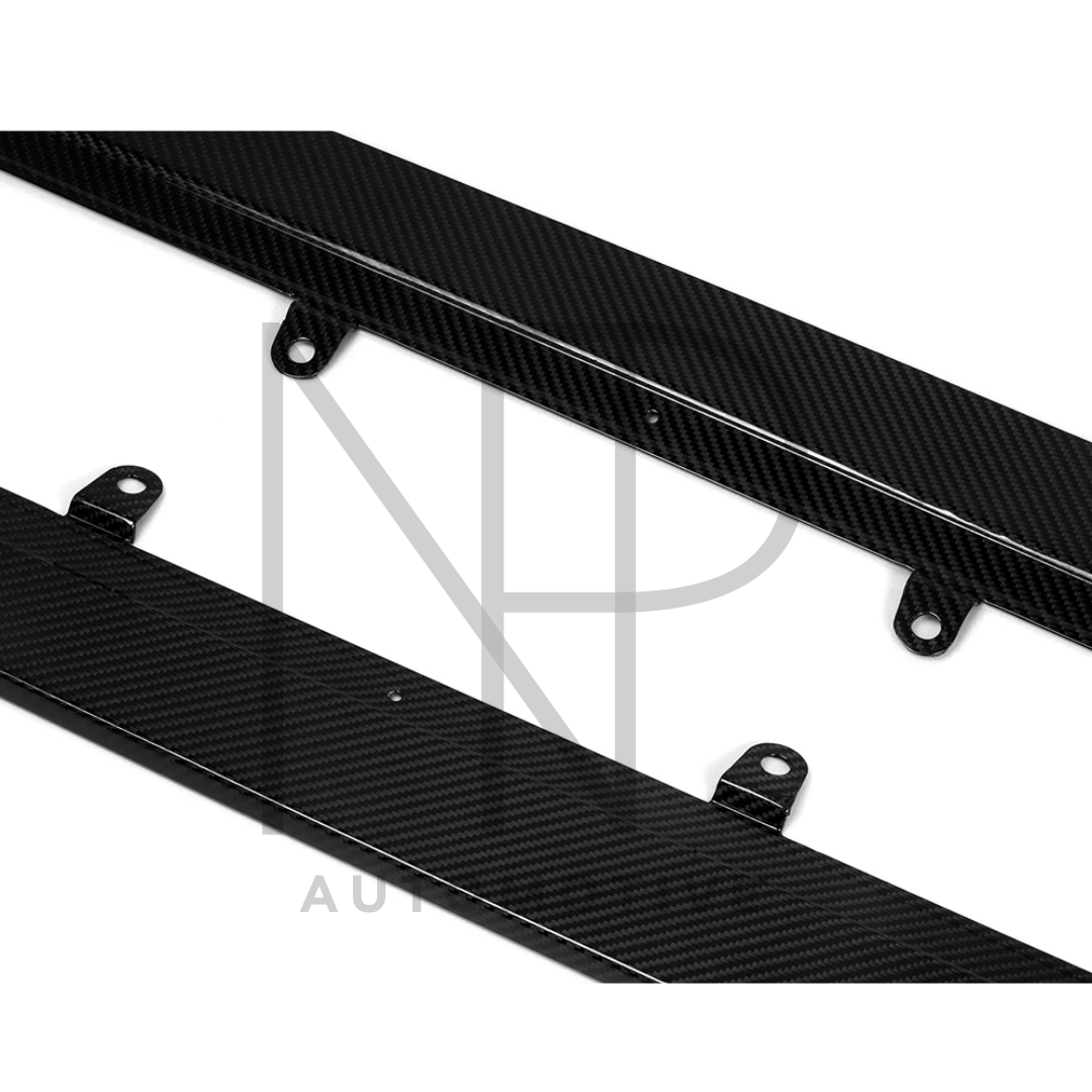 MINIGONNE LATERALI STILE M PERF CARBONIO PRE PREG BMW M5 F90 SERIE 5 G30 G31