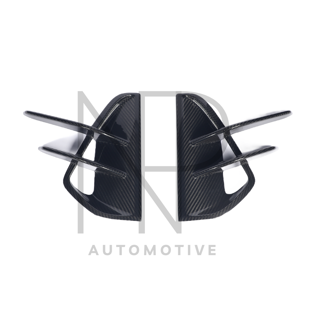 PRESE ARIA ANTERIORI CON CANARD NP STYLE CARBONIO PRE PREG AUDI RS3 8Y RESTYLING