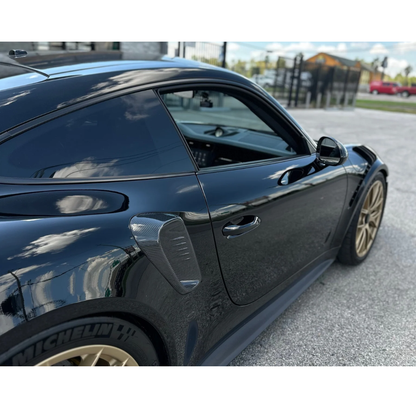 PRESE ARIA LATERALI C STYLE CARBONIO PRE PREG PORSCHE 911 991 TURBO/GT2RS/GT3RS