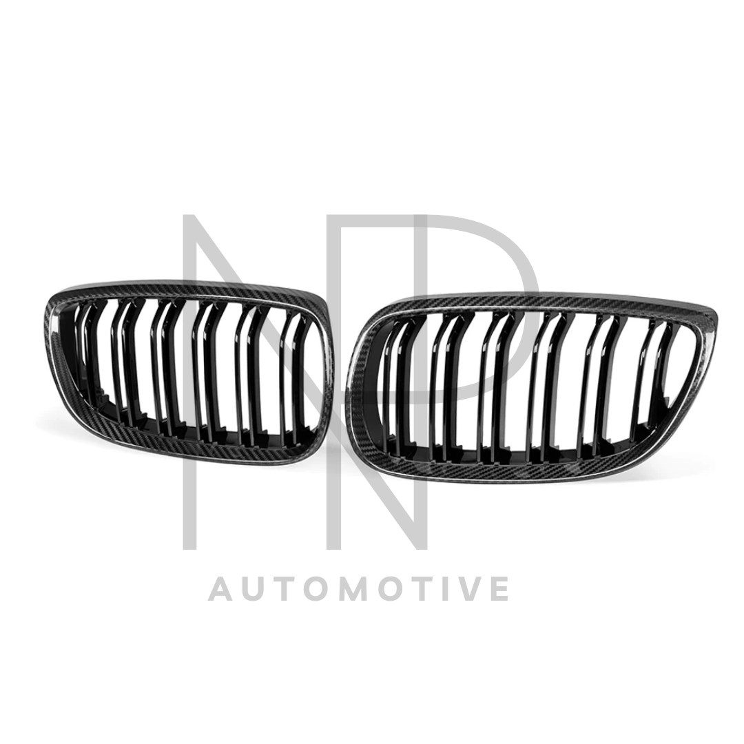 GRIGLIE ANTERIORI CARBONIO PRE PREG BMW M3 E92 E93 E90