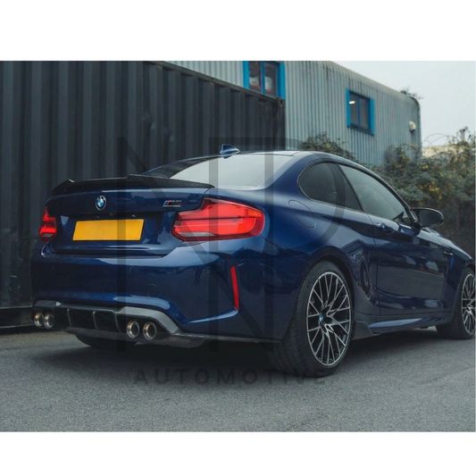 SPOILER POSTERIORE STILE M CARBONIO PRE PREG BMW M2 F87 SERIE 2 F22