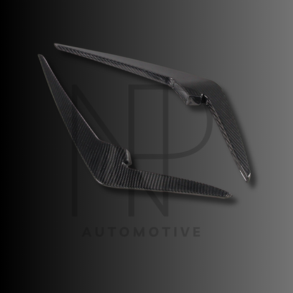 CANARD ANTERIORI IN FIBRA DI CARBONIO PRE-PREG AUDI RS6 C8 STILE PK
