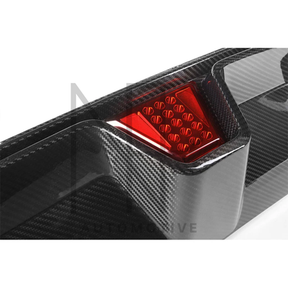 DIFFUSORE POSTERIORE CS CARBONIO + STOP LED BMW M5 F90