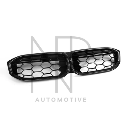 GRIGLIA ANTERIORE CARBONIO PRE PREG NIDO D'APE M BMW SERIE 3 G20 G21 LCI