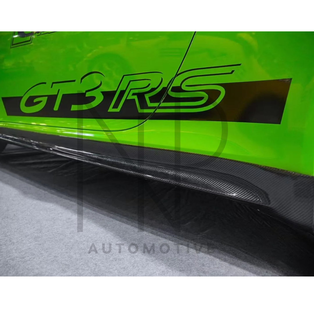 MINIGONNE LATERALI C STYLE CARBONIO PRE PREG PORSCHE 911 991 TURBO/GT2RS/GT3RS