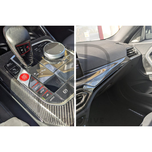 KIT 7 PZ COVER INTERNI CARBONIO PRE PREG BMW M2 G87 SERIE 2 G42