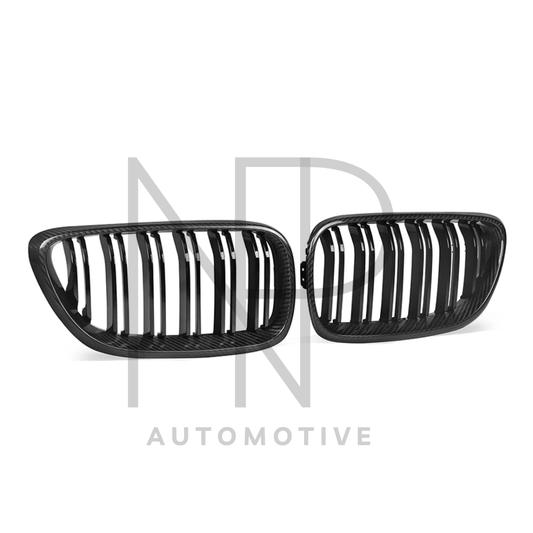 GRIGLIE ANTERIORI IN CARBONIO PRE PREG BMW M2 F87 SERIE 2 F22 F23