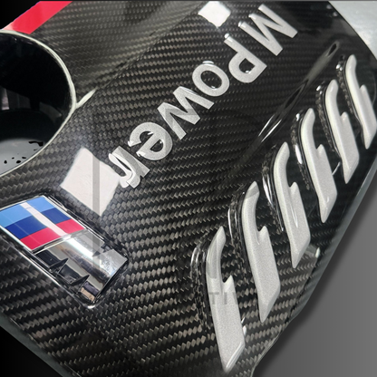 COVER MOTORE M PERFORMANCE IN CARBONIO PRE PREG BMW M2 M3 M4 COMPETITION