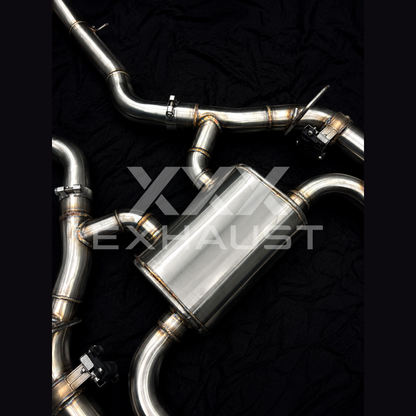 Catback BMW M4 Competition F82 S55 Equal Length Z-Pipe OPF Delete Valvolato