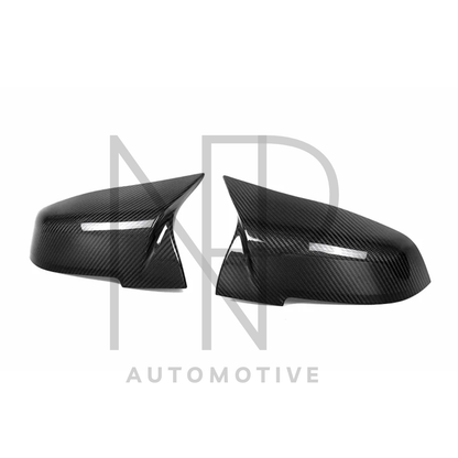 CALOTTE SPECCHIETTI M CARBONIO PRE PREG BMW SERIE 1 2 3 4 FXX M2 F87