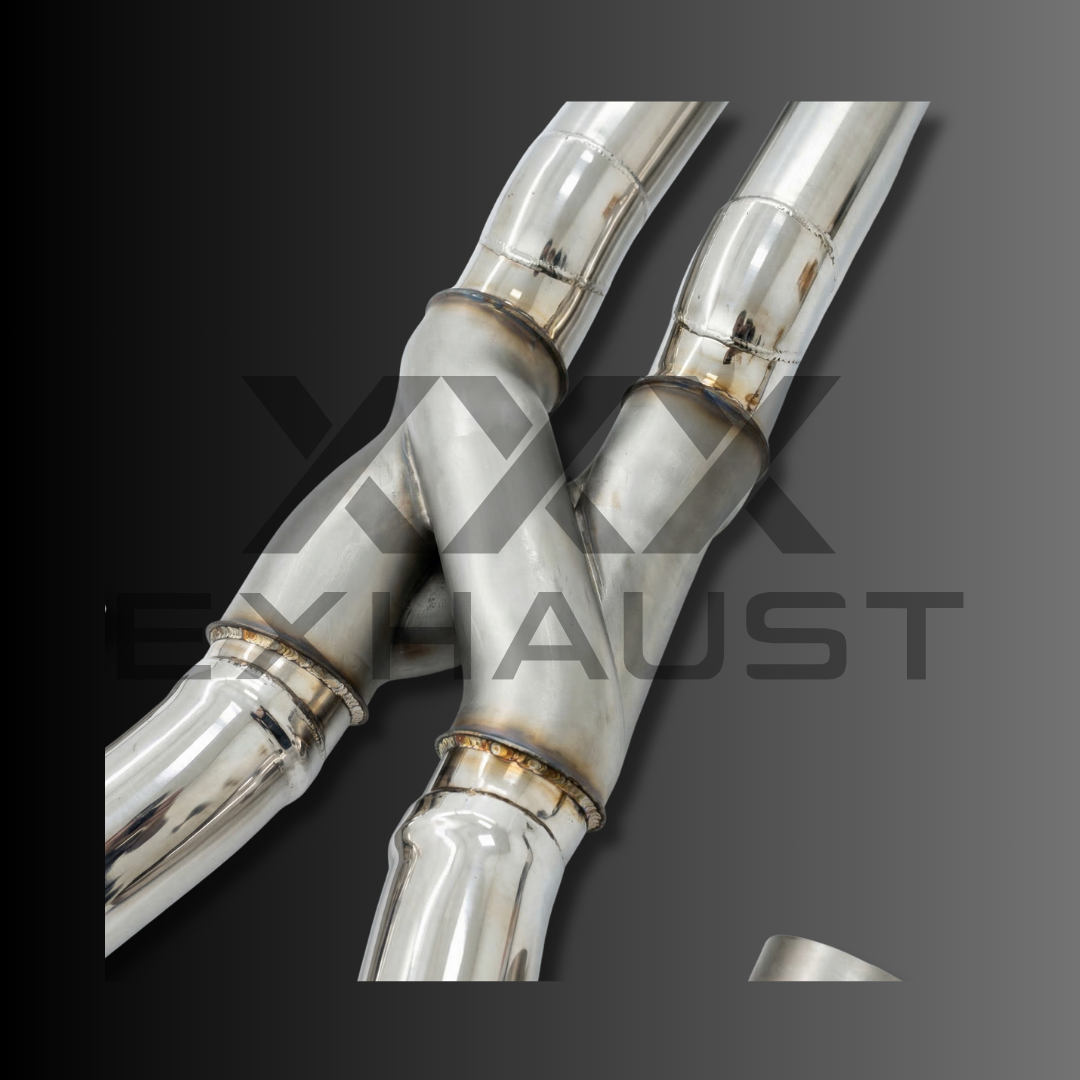 CENTRALE / MID PIPE EQUAL LENGHT Z-PIPE INOX 70 mm OPF DELETE BMW M2 M3 M4 S58