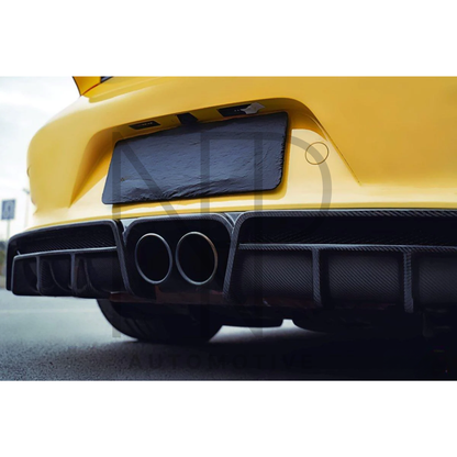 DIFFUSORE POSTERIORE C STYLE CARBONIO PRE PREG PORSCHE 911 991.2 GT3RS