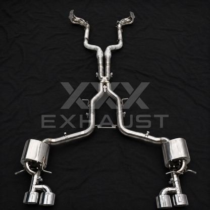 Catback Completo Mercedes-Benz C63 AMG W204 S204 Valvolato 6.2 V8 M156
