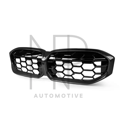 GRIGLIA ANTERIORE CARBONIO PRE PREG NIDO D'APE M BMW SERIE 3 G20 G21 LCI