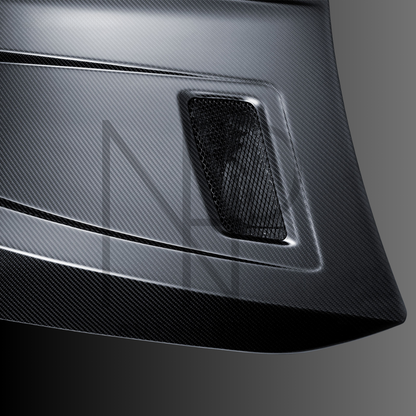 COFANO CARBONIO PRE-PREG CON PRESE ARIA MERCEDES CLASSE A W177