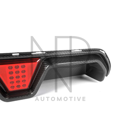 DIFFUSORE POSTERIORE CS CARBONIO + STOP LED BMW M5 F90