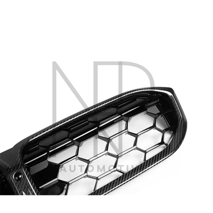 GRIGLIA ANTERIORE CARBONIO PRE PREG NIDO D'APE M BMW SERIE 3 G20 G21 LCI
