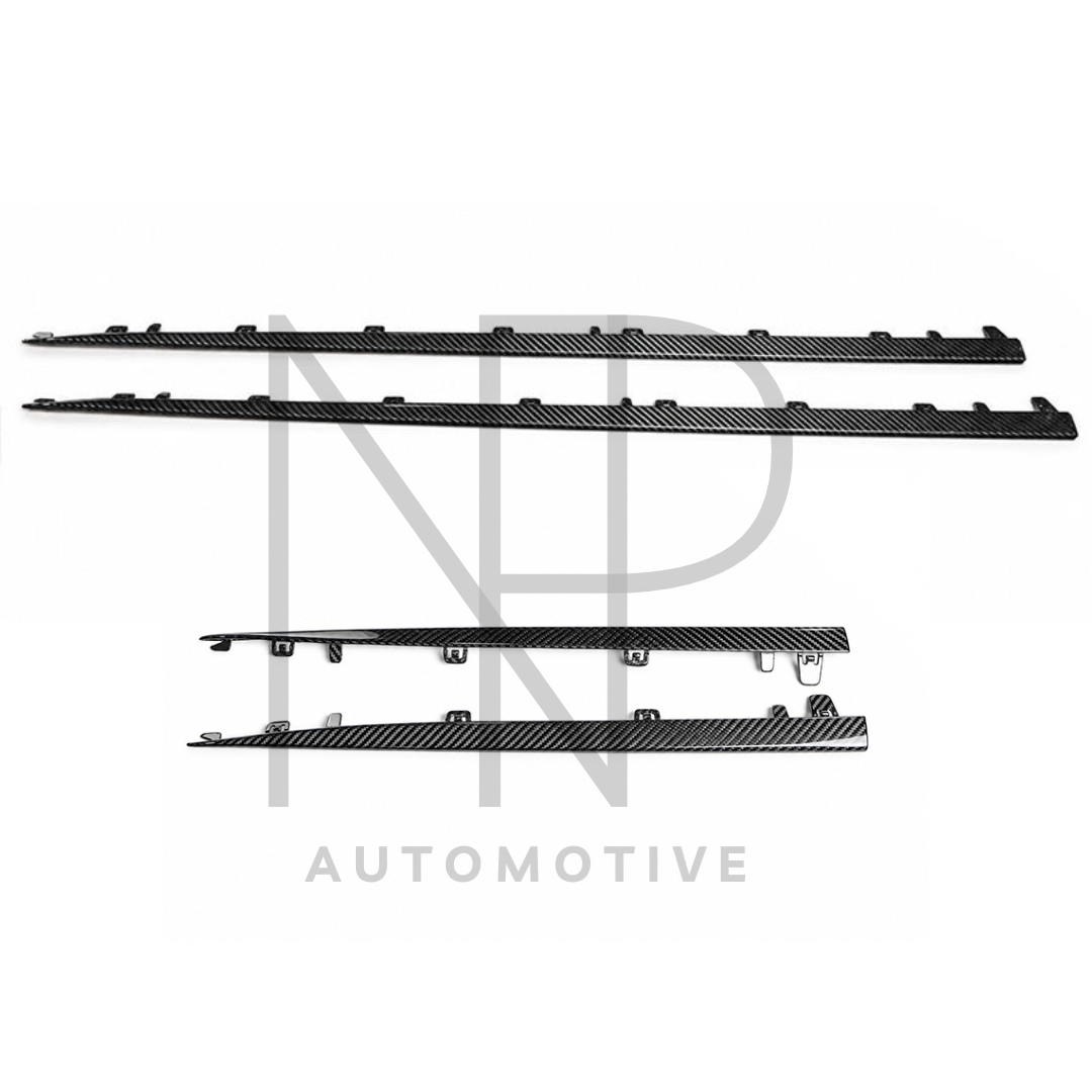 MINIGONNE LATERALI OEM STYLE CARBONIO PRE PREG MERCEDES A45 W177