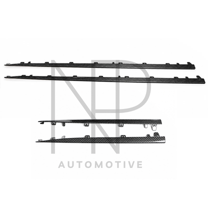 MINIGONNE LATERALI OEM STYLE CARBONIO PRE PREG MERCEDES A45 W177