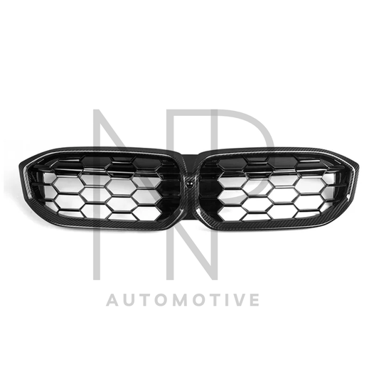 GRIGLIA ANTERIORE CARBONIO PRE PREG NIDO D'APE M BMW SERIE 3 G20 G21 LCI