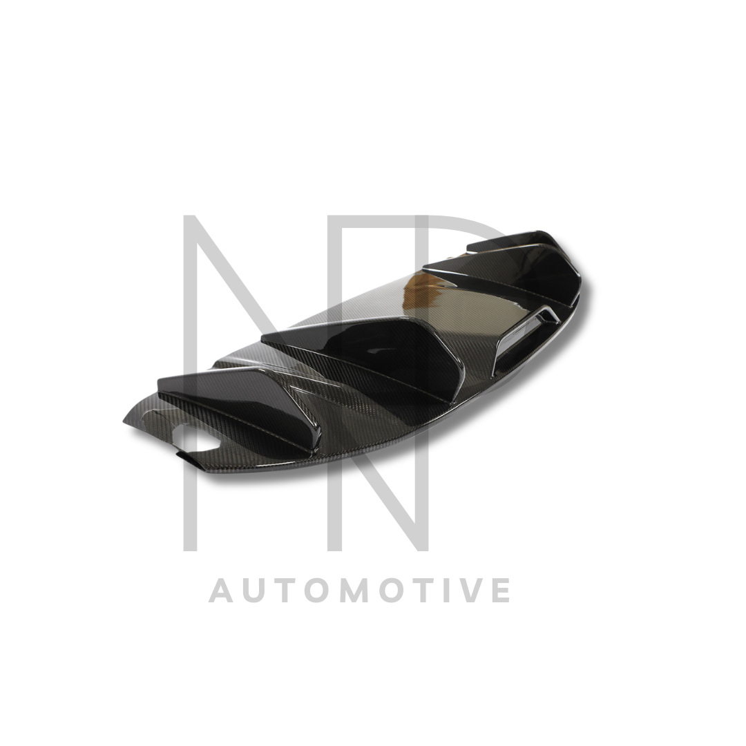 DIFFUSORE AERO PORSCHE TAYCAN FIBRA DI CARBONIO NP STYLE