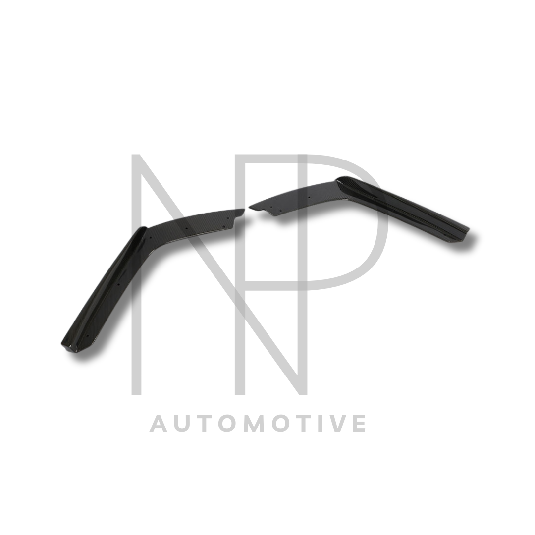 CANARD LATERALI POSTERIORI BMW M4 F82 F83 M3 F80 FIBRA DI CARBONIO NP STYLE