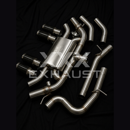 Scarico Catback Valvolato Audi S3 8Y 2.0 TFSI Acciaio Inox