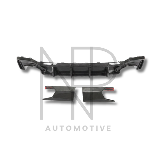 DIFFUSORE POSTERIORE AUDI RS6 RS7 C8 FIBRA DI CARBONIO NP STYLE
