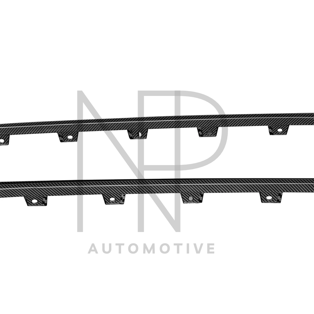 MINIGONNE LATERALI STILE OEM CARBONIO DRY PRE-PREG AUDI RS3 8Y RESTYLING