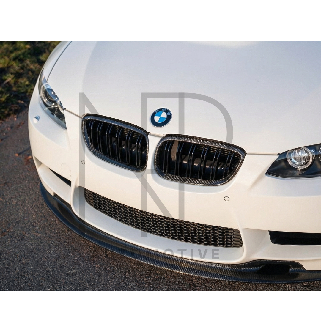 GRIGLIE ANTERIORI CARBONIO PRE PREG BMW M3 E92 E93 E90