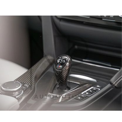 COVER POMELLO E CORNICE CAMBIO CARBONIO PRE PREG BMW M2 M3 M4 F8X