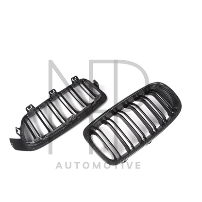GRIGLIE ANTERIORI CARBONIO PRE PREG BMW M4 F82 F83 M3 F80 SERIE 4 F3X