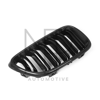GRIGLIE ANTERIORI IN CARBONIO PRE PREG BMW M2 F87 SERIE 2 F22 F23