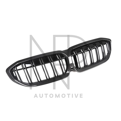 GRIGLIA ANTERIORE STILE M PERF CARBONIO PRE PREG BMW SERIE 3 G20 G21 PRE LCI