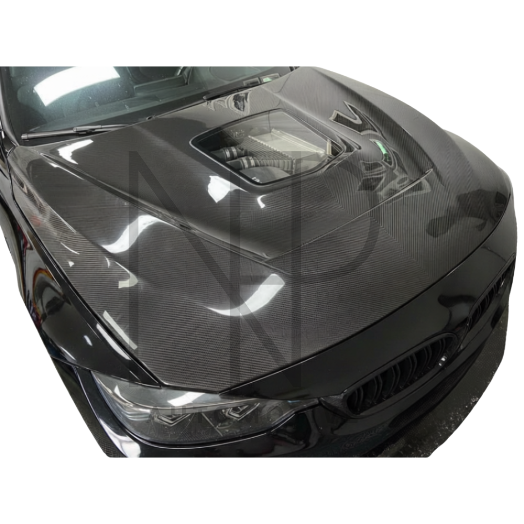 COFANO CARBONIO PRE PREG MOTORE A VISTA BMW M3 F80 M4 F82 F83