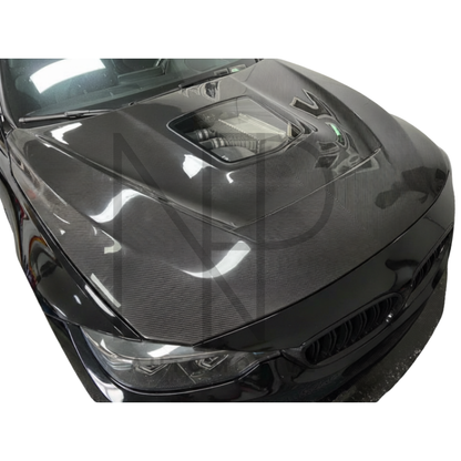 COFANO CARBONIO PRE PREG MOTORE A VISTA BMW M3 F80 M4 F82 F83