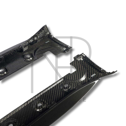 MINIGONNE LATERALI PORSCHE 992.1 GT3 FIBRA DI CARBONIO NP STYLE