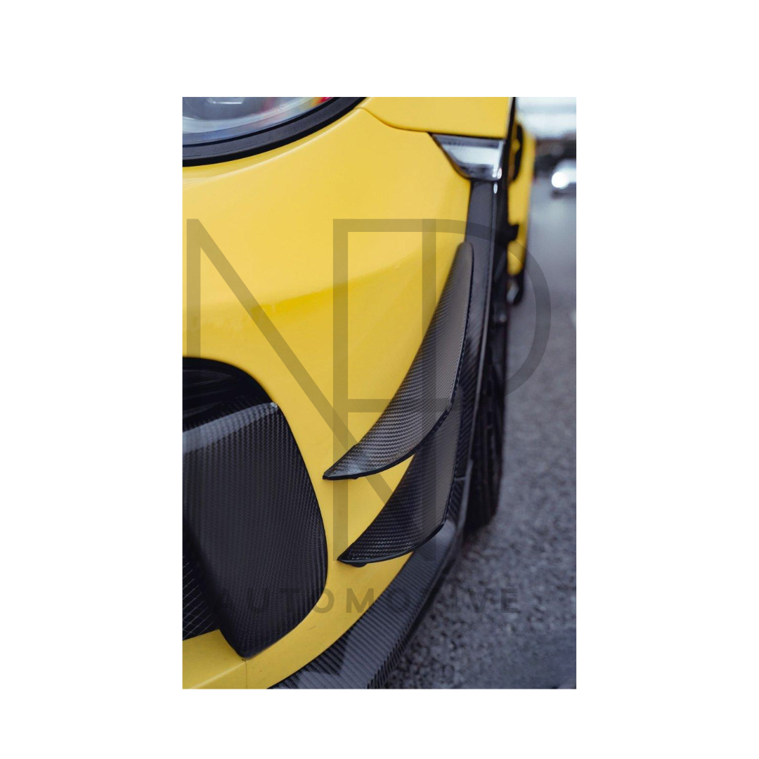 CANARD ANTERIORI C STYLE CARBONIO PRE PREG PORSCHE 911 GT3RS 991.2