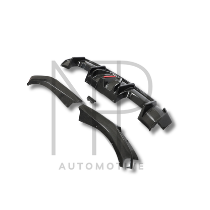 KIT DIFFUSORE POSTERIORE LED F1 IN FIBRA DI CARBONIO DRY BMW M4 G82 G83